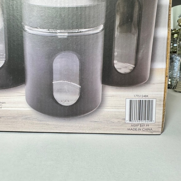 STAINLESS STEEL GLASS CANISTER SET - Picture 5 of 5